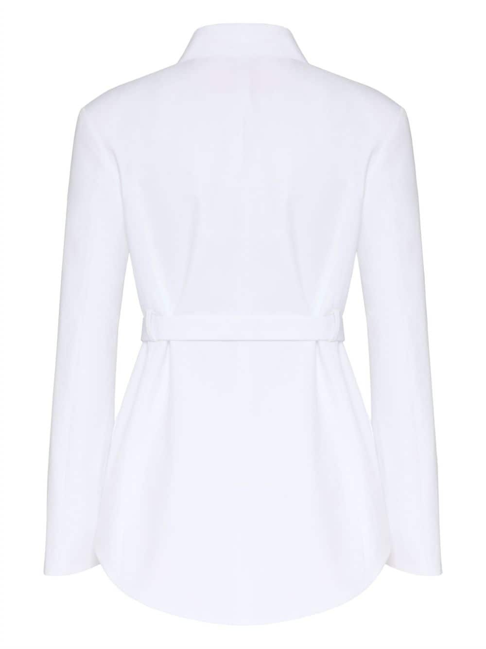 long-sleeve cotton shirtdress - 2
