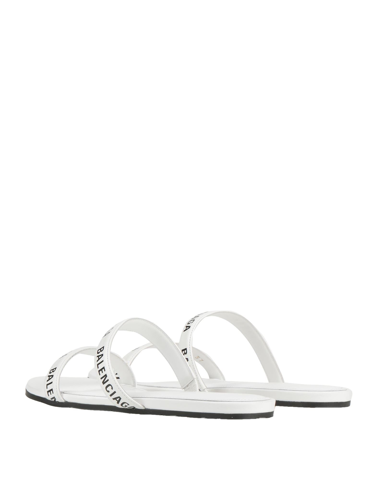 White Women's Sandals - 3