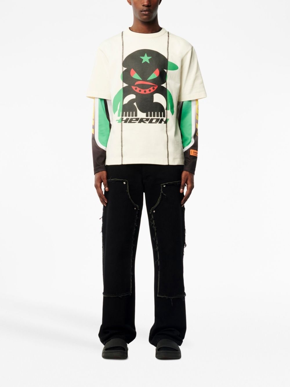 Monster Tape cotton T-shirt - 2