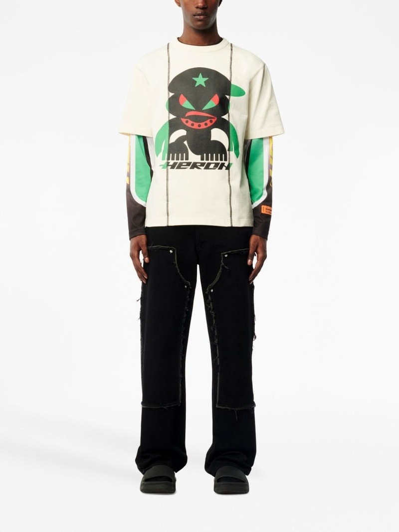 Heron Preston Monster Tape cotton T-shirt outlook