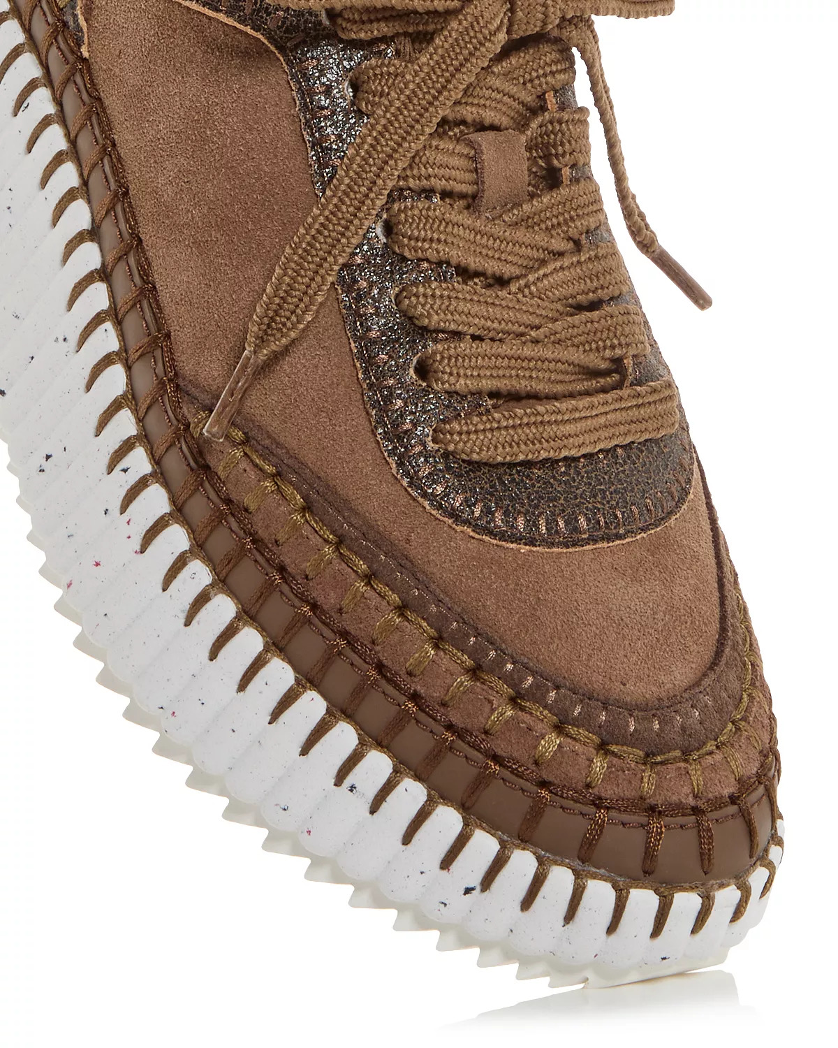 Women's Nama Suede Platform Low Top Sneakers - 5