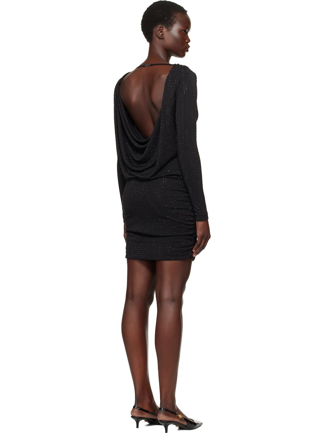 Black Crystal Minidress - 3