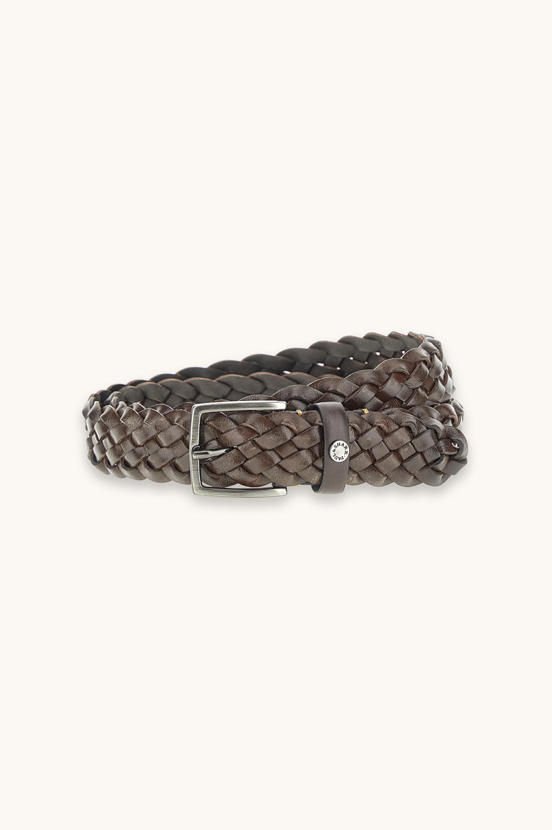 BRAIDED LEATHER BELT 1