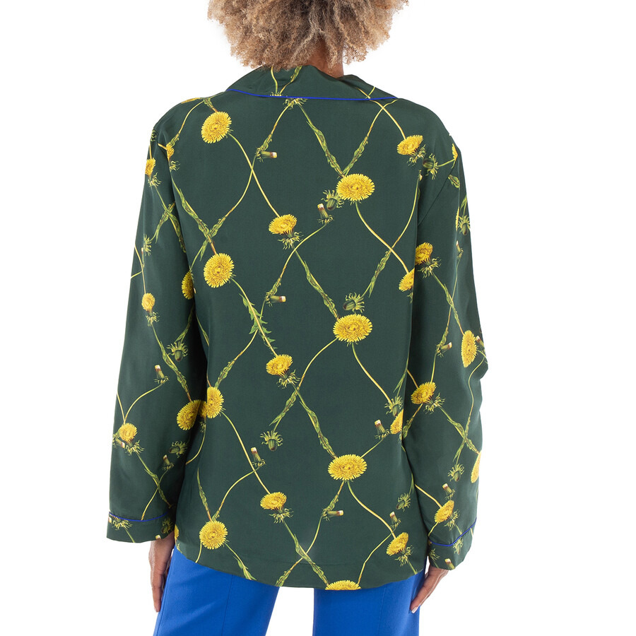 Burberry Dandelion-Print Silk Pyjama Shirt - 3