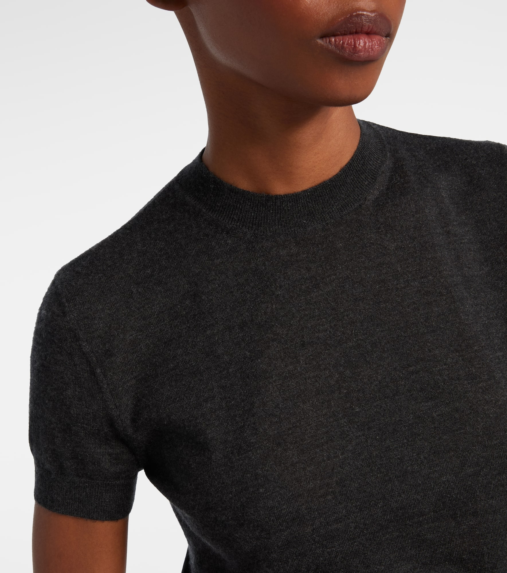 Knitted cashmere top - 4