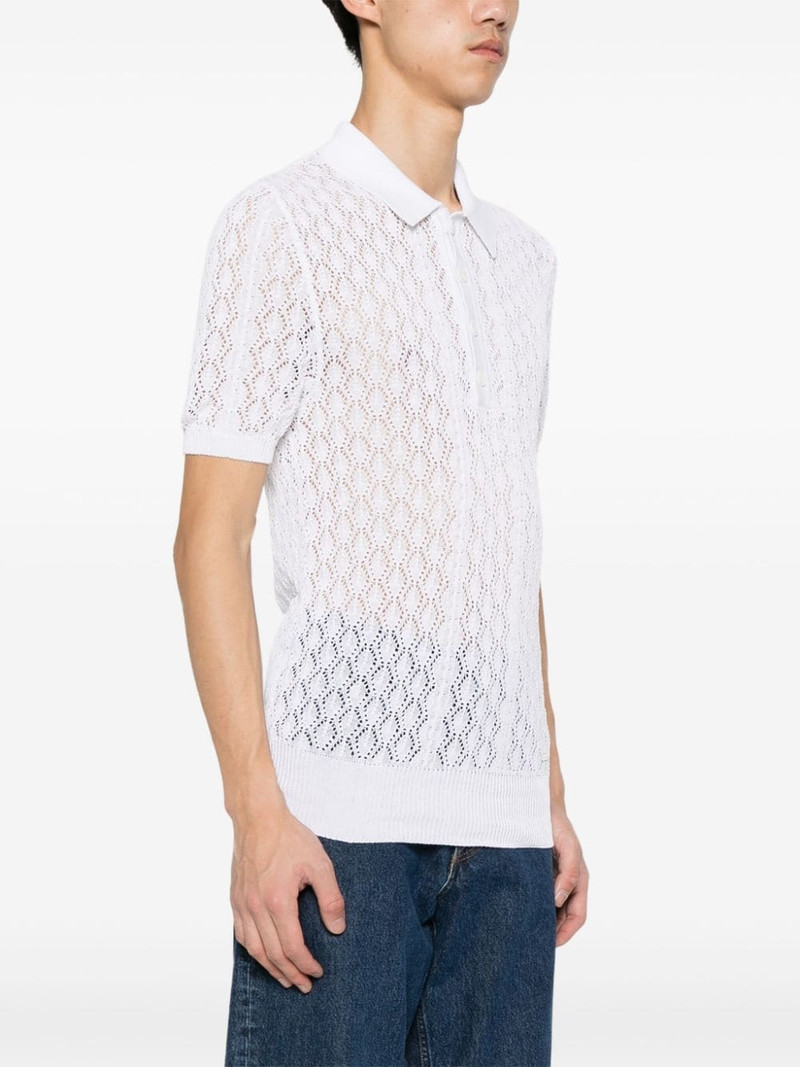 open-knit polo shirt 3