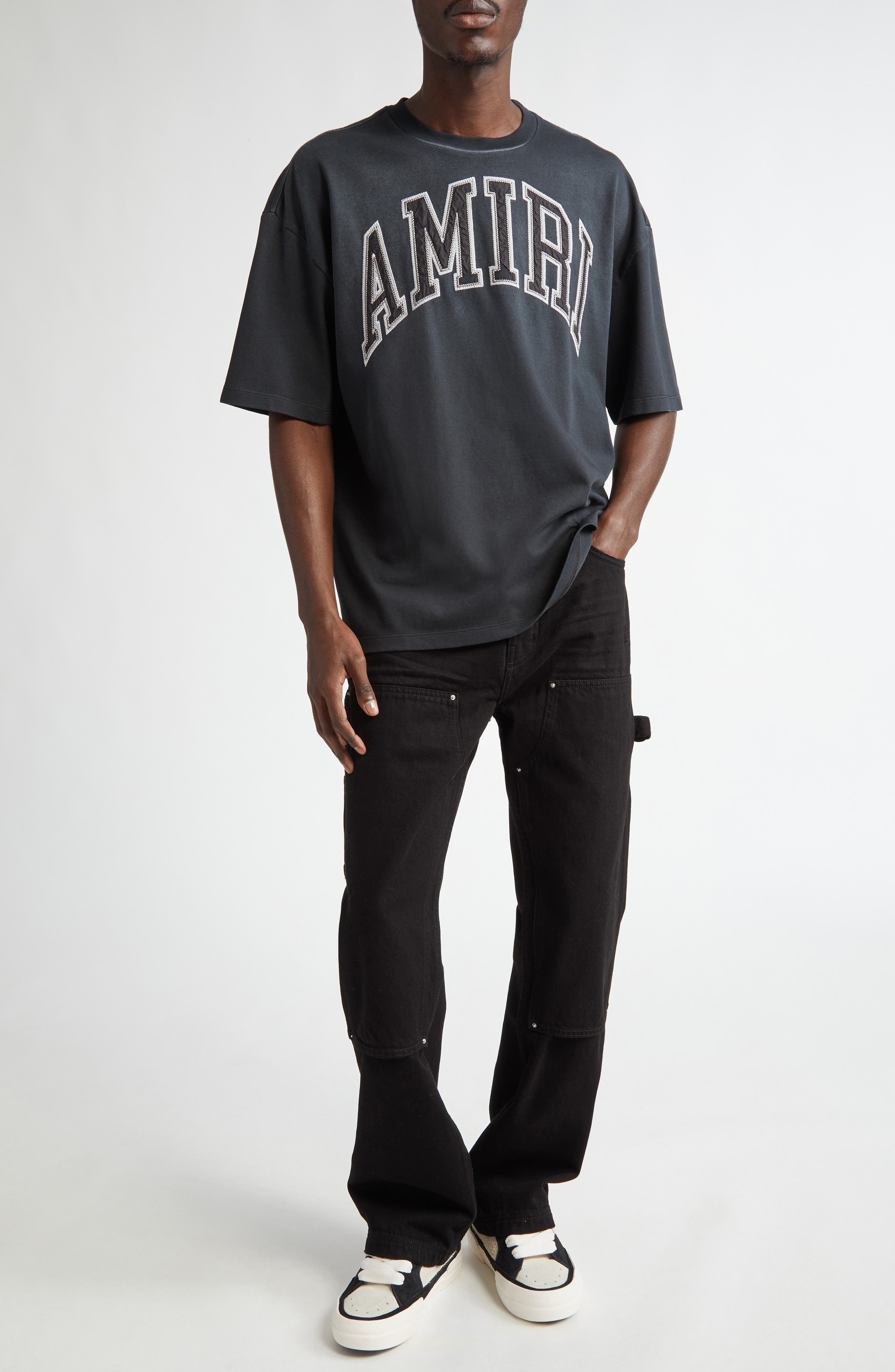 AMIRI Carpenter Jeans in Black Od at Nordstrom - 8