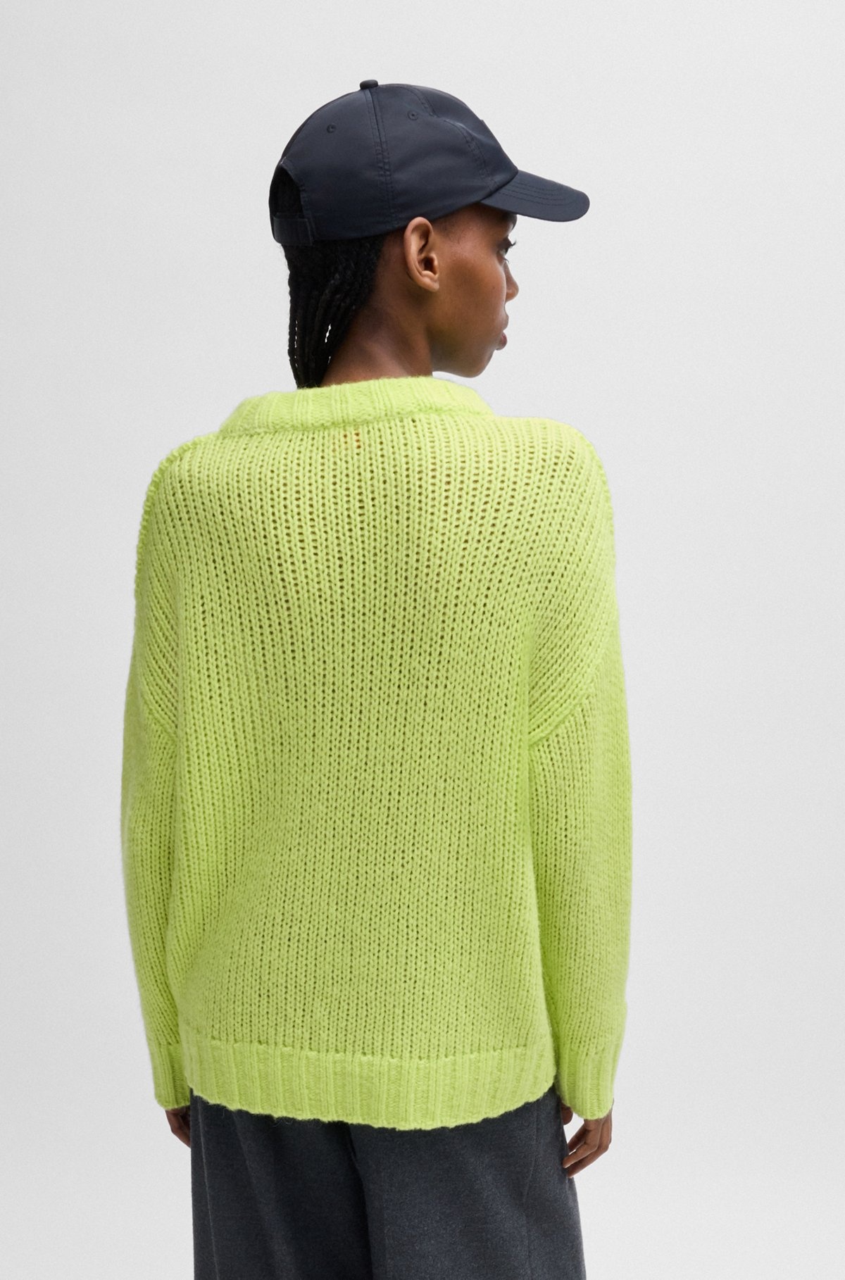 OVERSIZE-FIT SWEATER IN WOOL - 4
