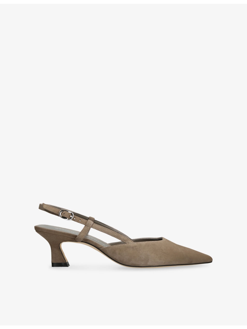 Vinnie 50 Suede Slingback Courts - 3
