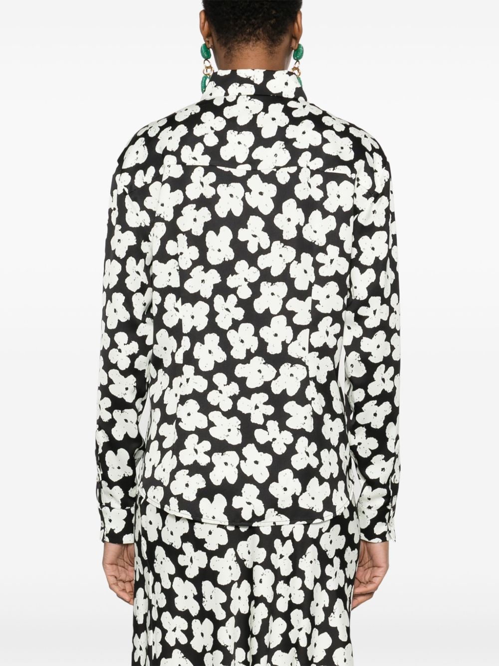 floral-print shirt - 4