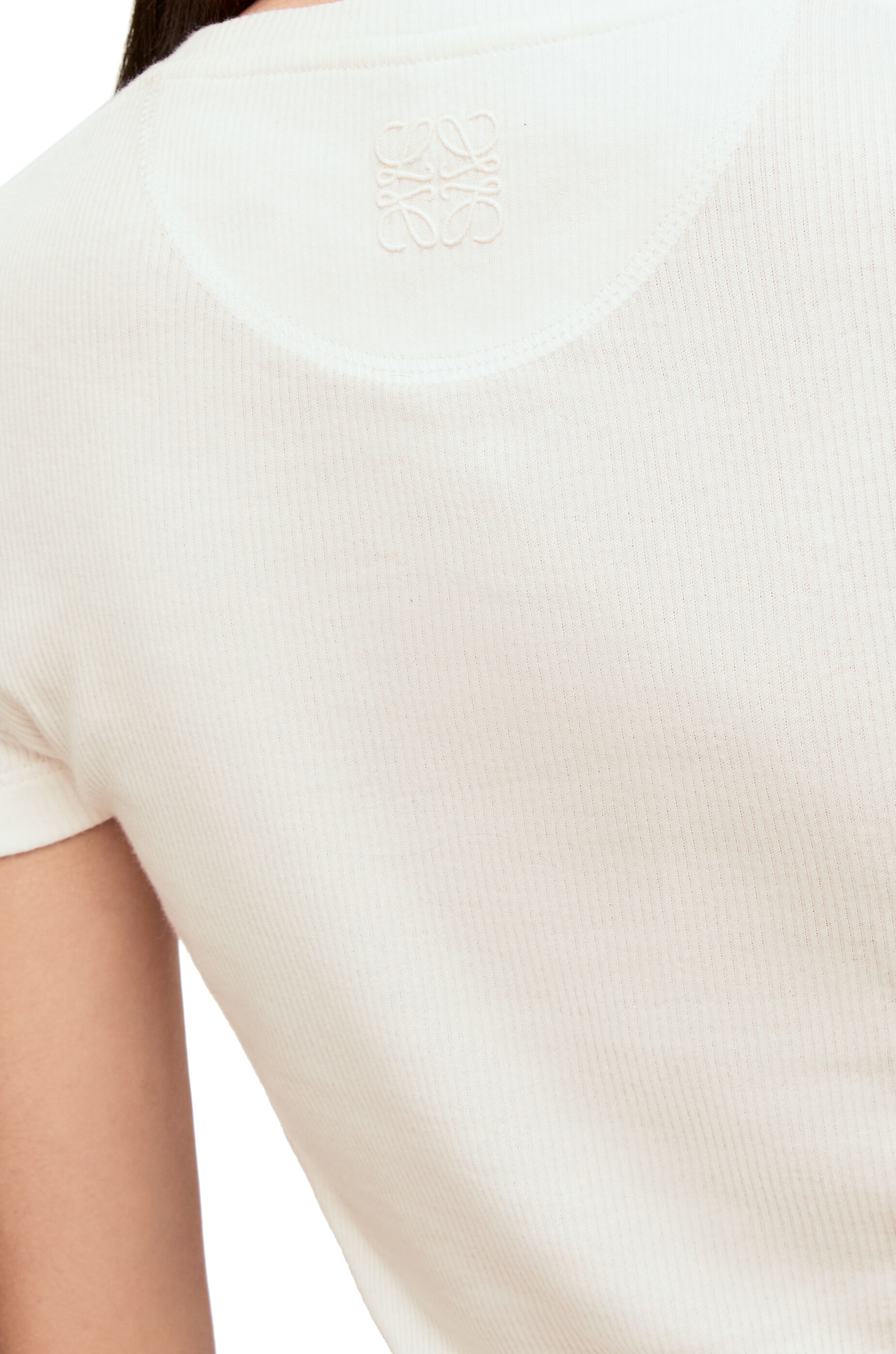 Anthurium top in  ribbed cotton jersey - 5