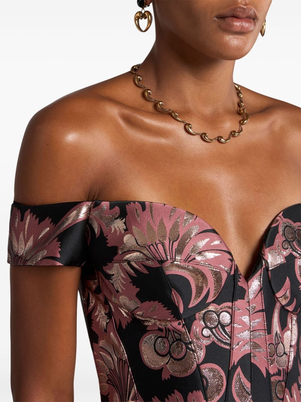 jacquard dress - 4
