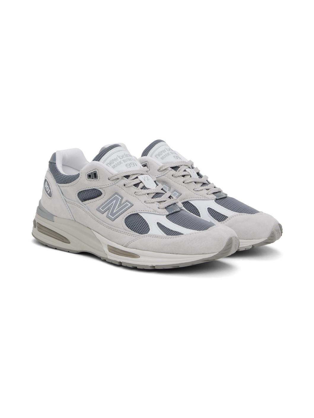 Gray 'Made in UK' 991v2 Sneakers - 4