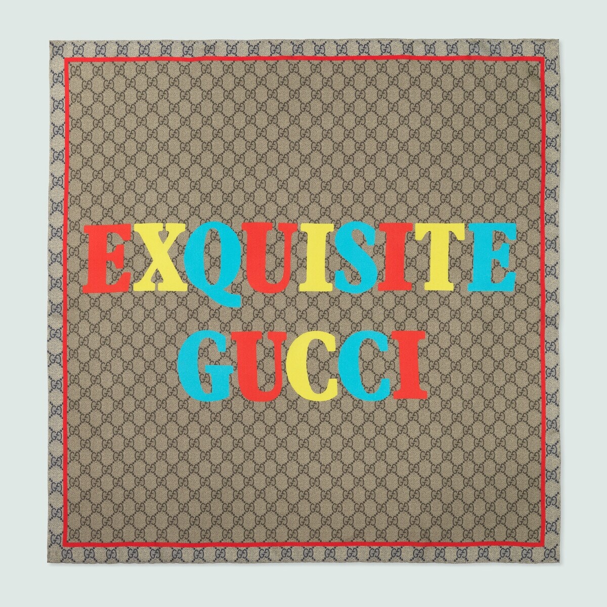 'Exquisite Gucci' silk jacquard scarf - 1