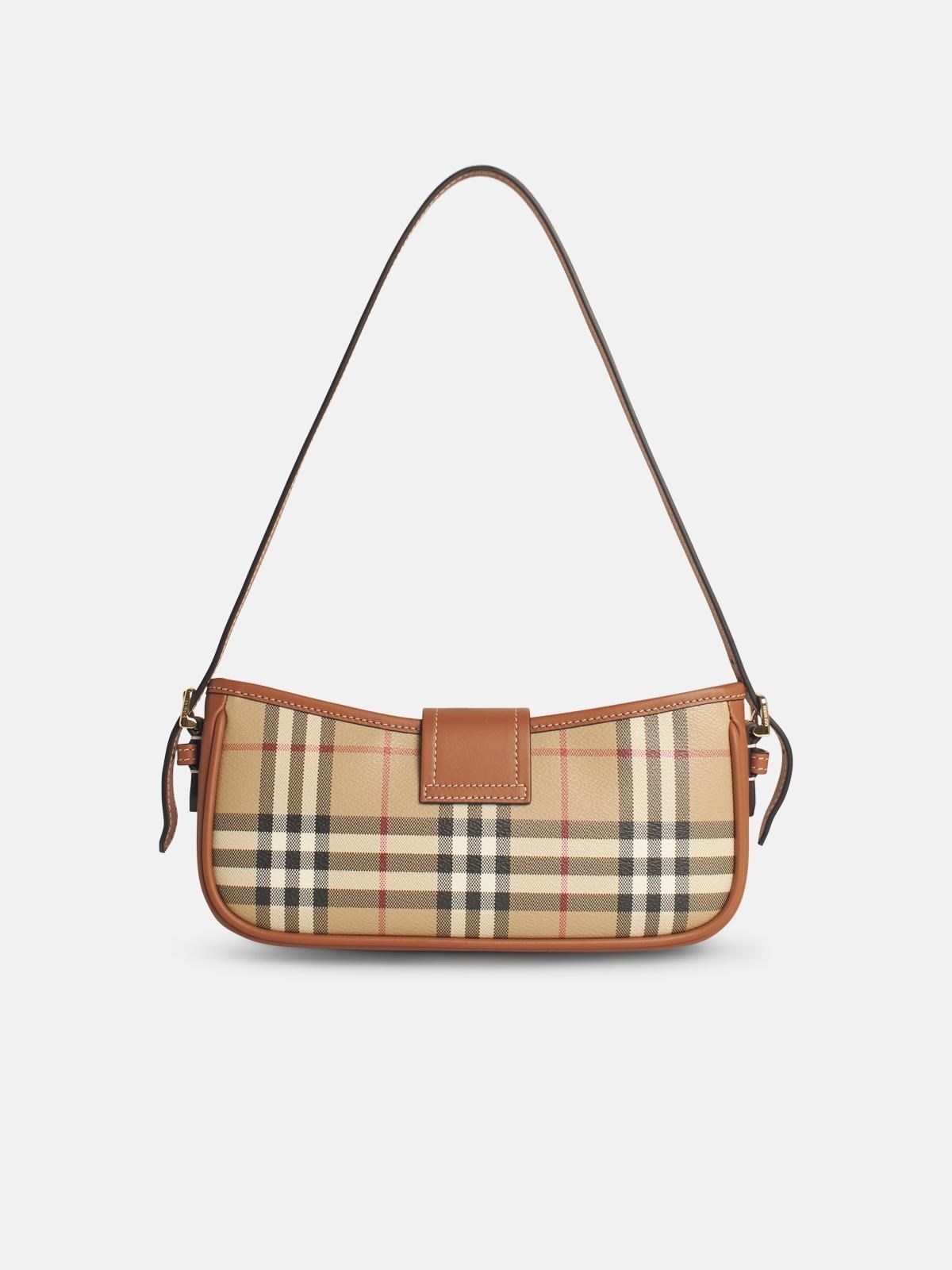 'SLING' BEIGE LEATHER BAG - 3