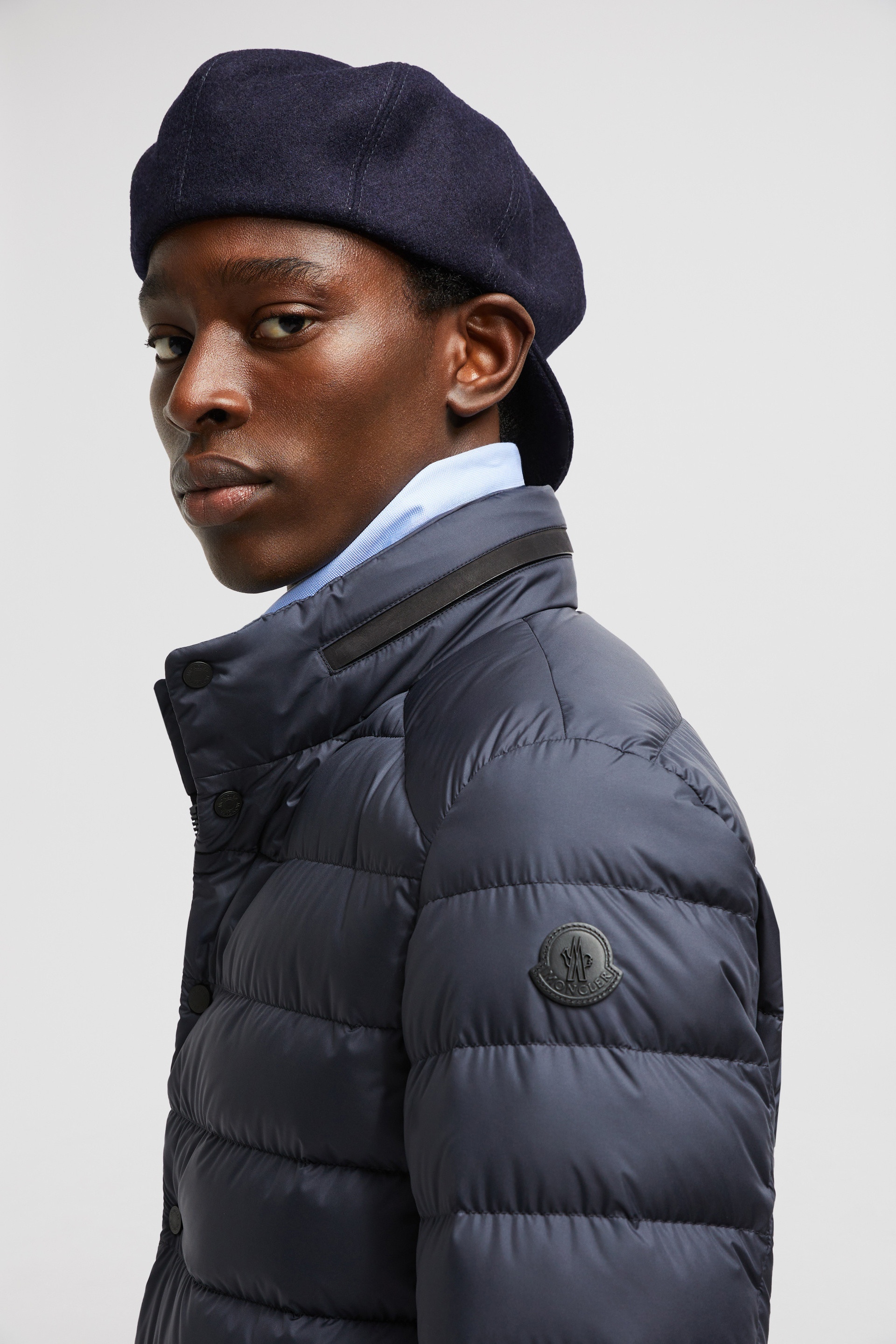 Carrelet Leather-Trimmed Down Blazer - 4