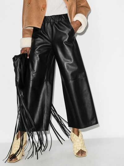 Loewe cropped wide-leg trousers outlook