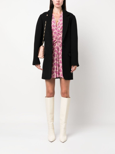 Isabel Marant Jilinka button-up virgin wool blend coat outlook