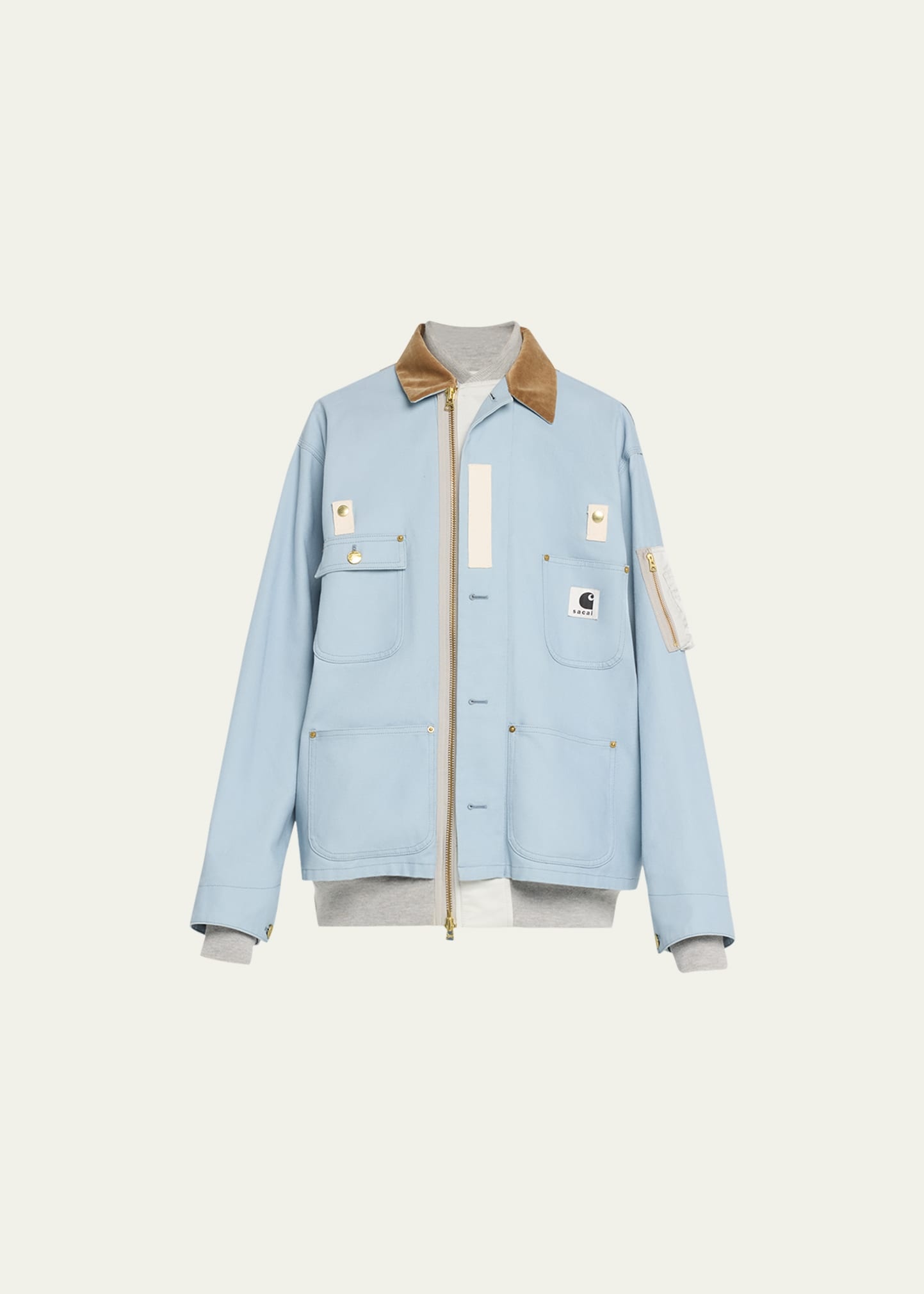 sacai x Carhartt WIP Men's Canvas MA-1 Detroit Jacket | REVERSIBLE