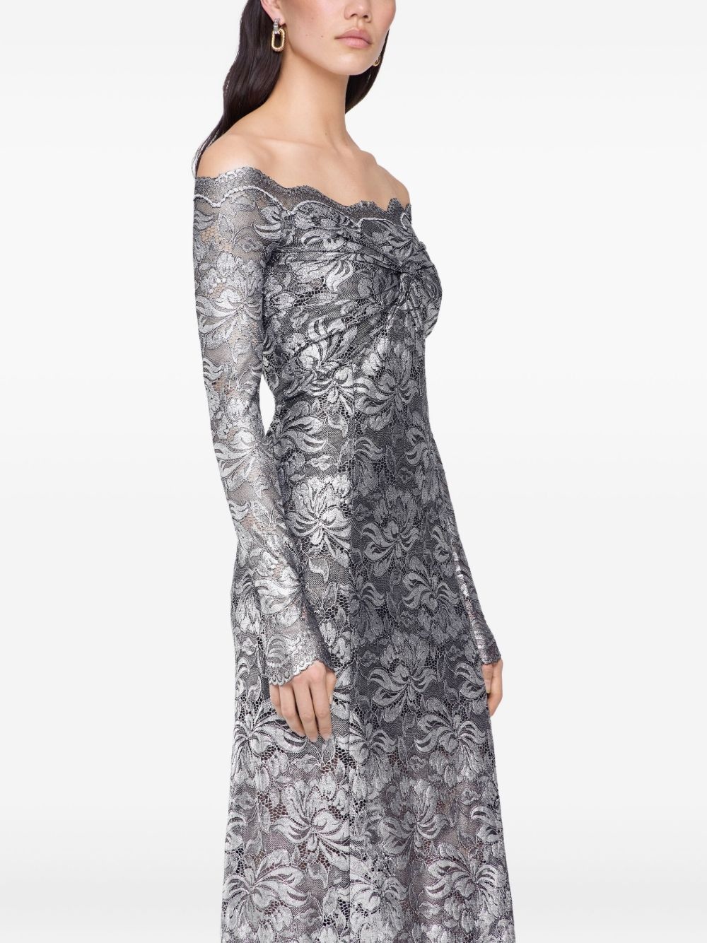 laced maxi dress - 5