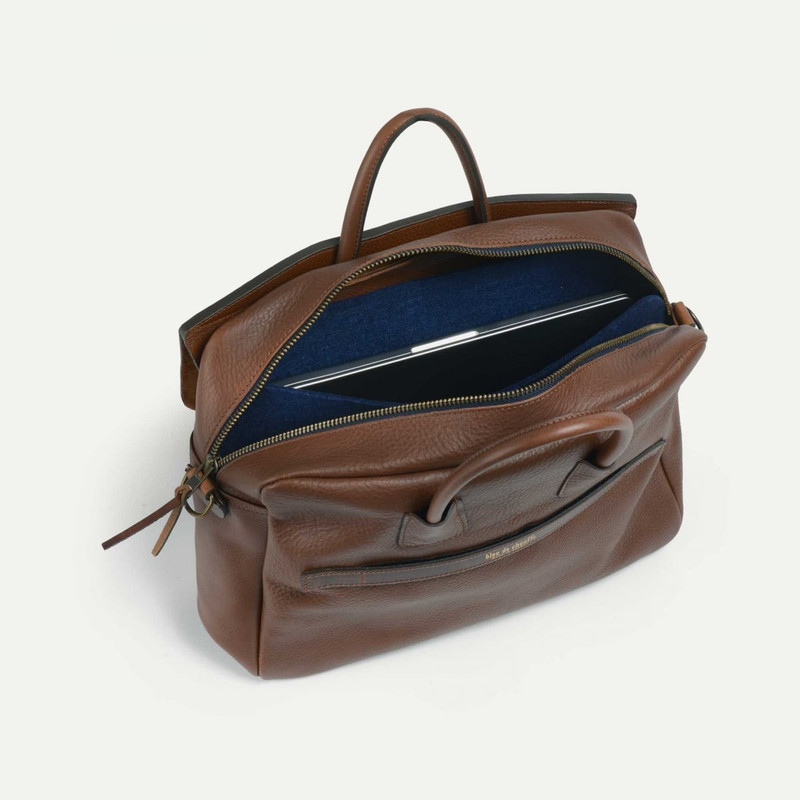 ZEPPO SOLO BUSINESS BAG  -  AMBER BROWN 6