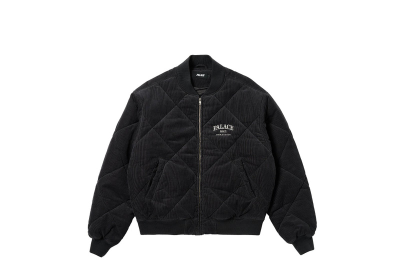 PALACE QUILTED JACKET BLACK outlook