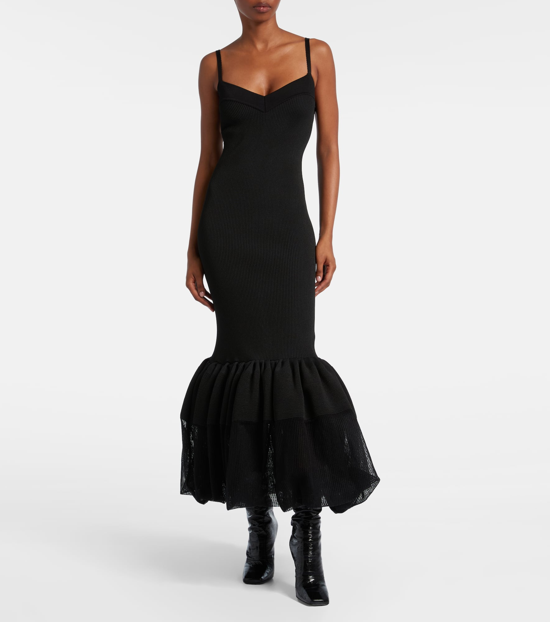 Ribbed-knit maxi dress - 2