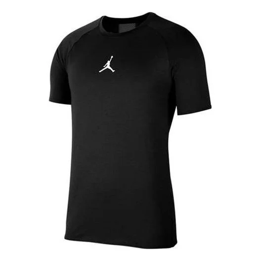 Air Jordan Basketball Wear Short Sleeve Shirt 'Black' CU1023-010 - 1