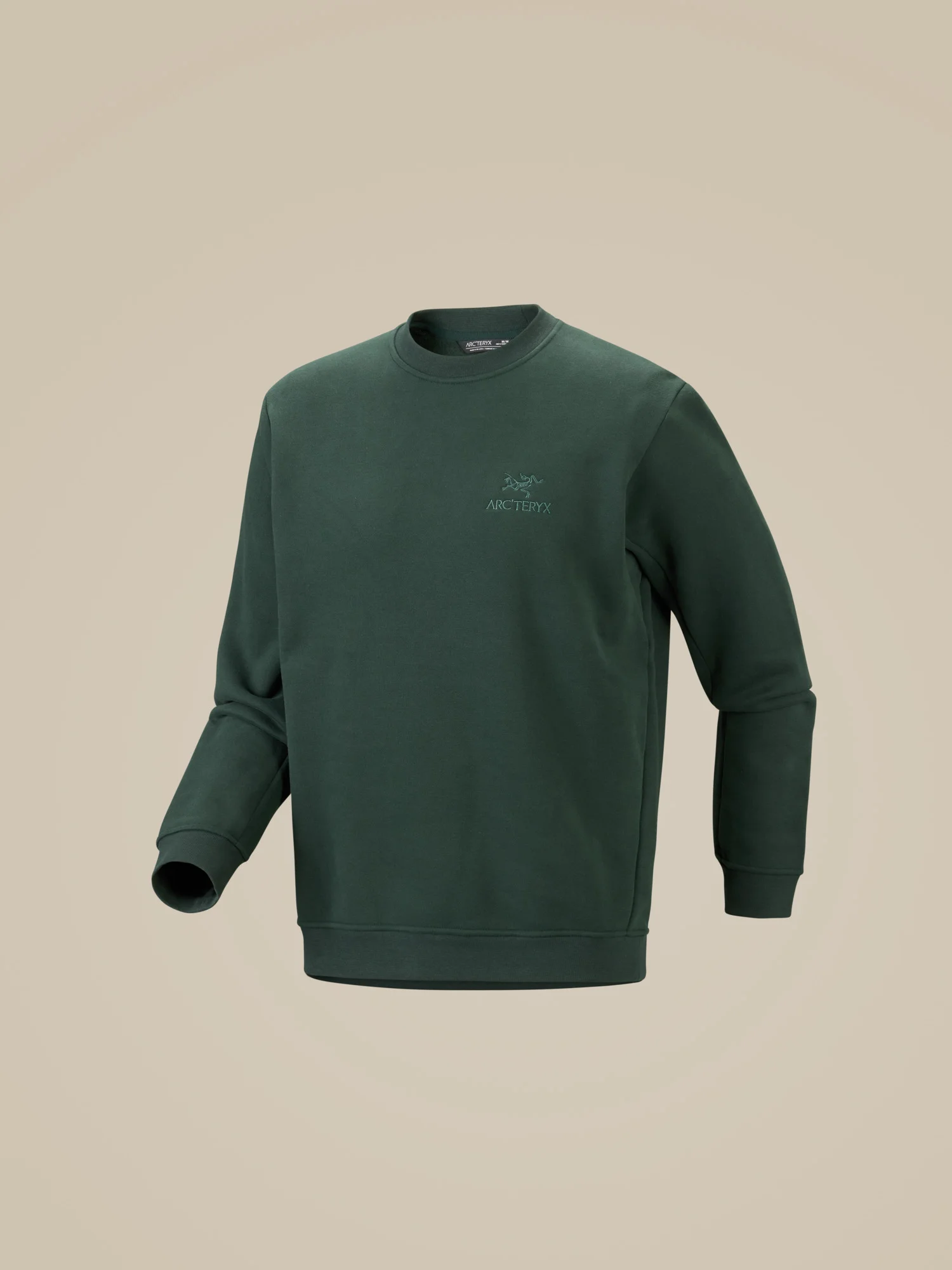 Emblem Fleece Crew Neck Pullover - 1