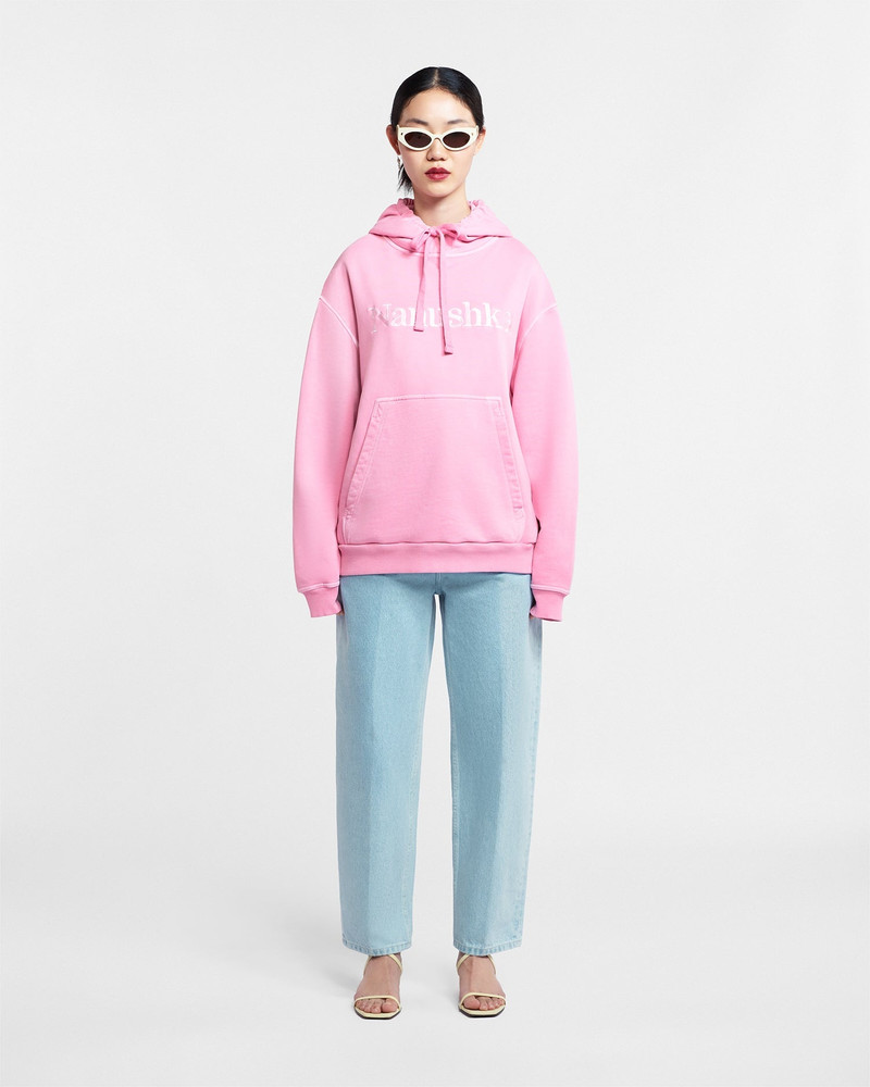 Nanushka Organically Grown Cotton-Fleece Hoodie outlook