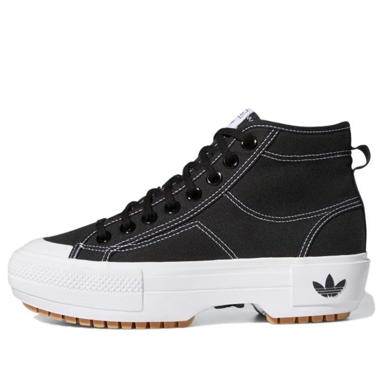 (WMNS) adidas Nizza Trek 'Black White' GZ8857 - 1