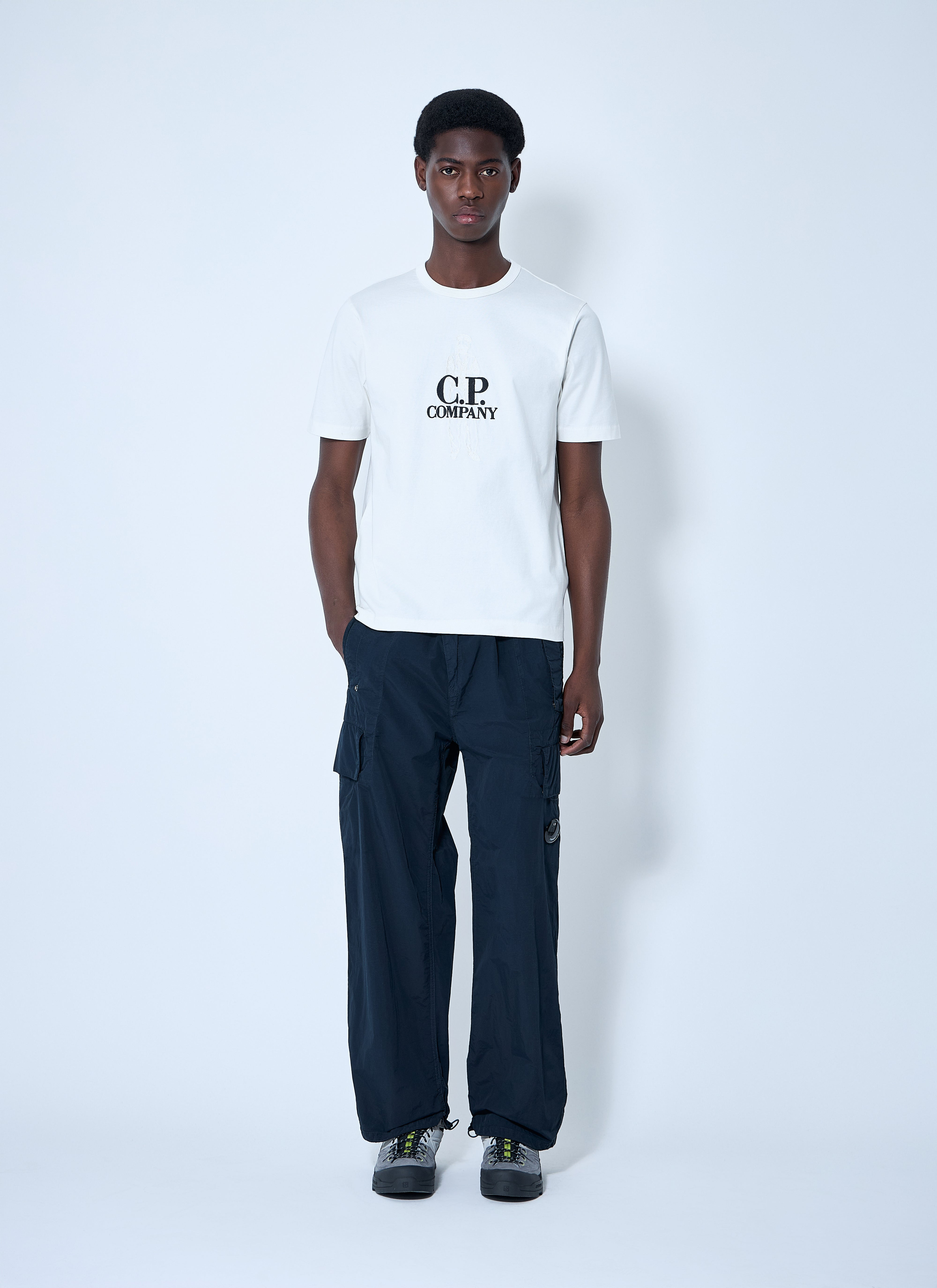 C.P. Company Men Flatt Nylon Cargo Pants - 2
