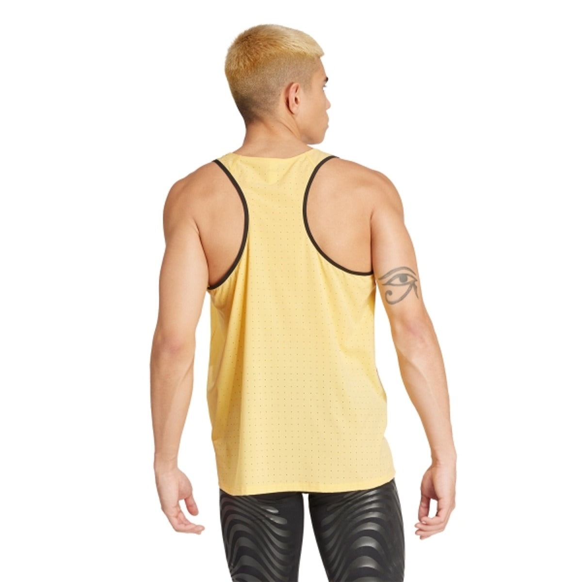 adidas Adizero Running Singlet 'Yellow Black' IW6107 - 3