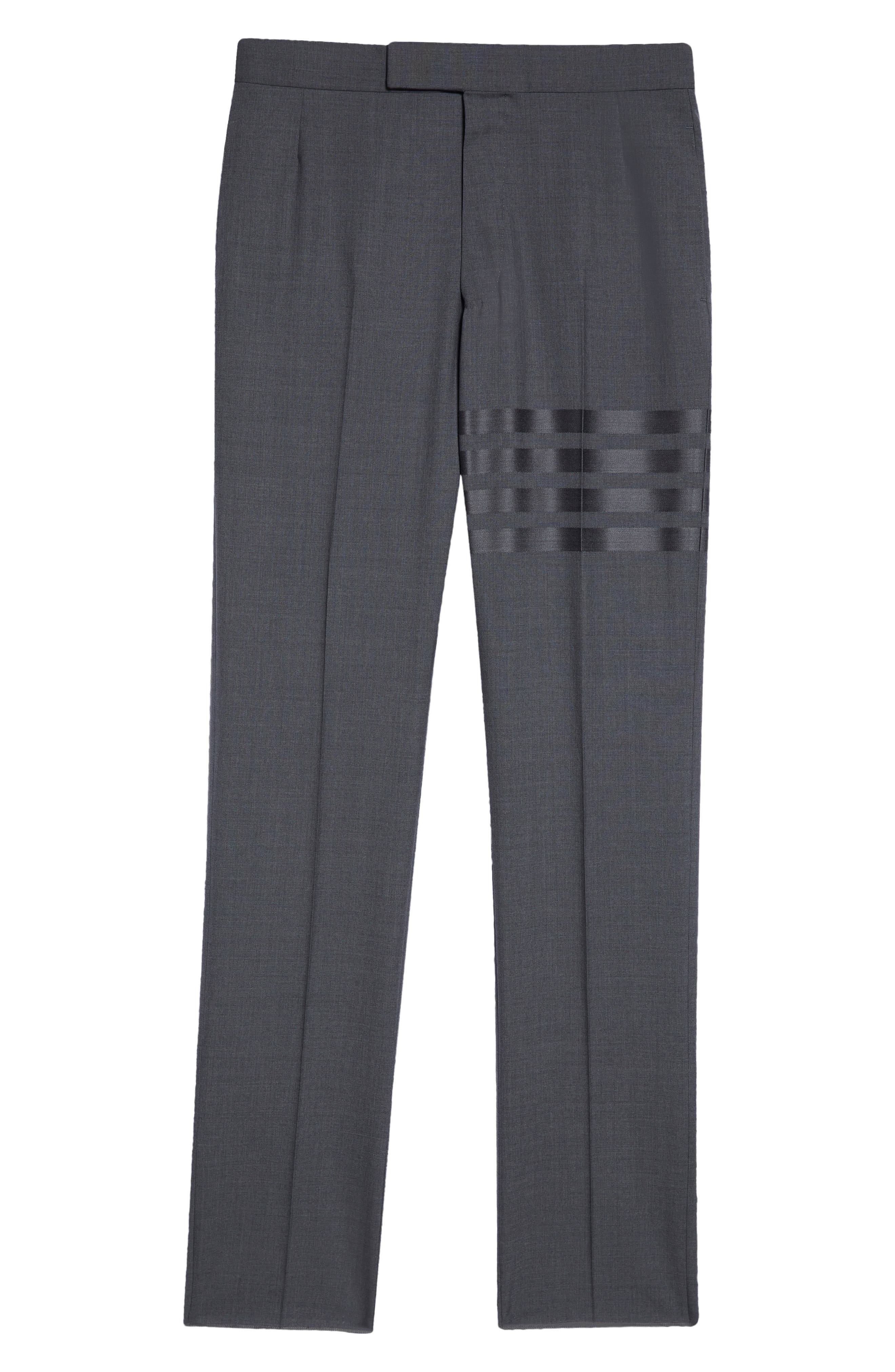 4-Bar Mélange Wool Pants - 6