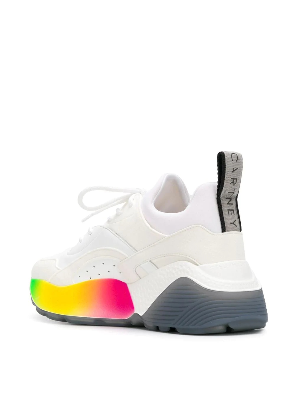 rainbow platform sneakers - 3