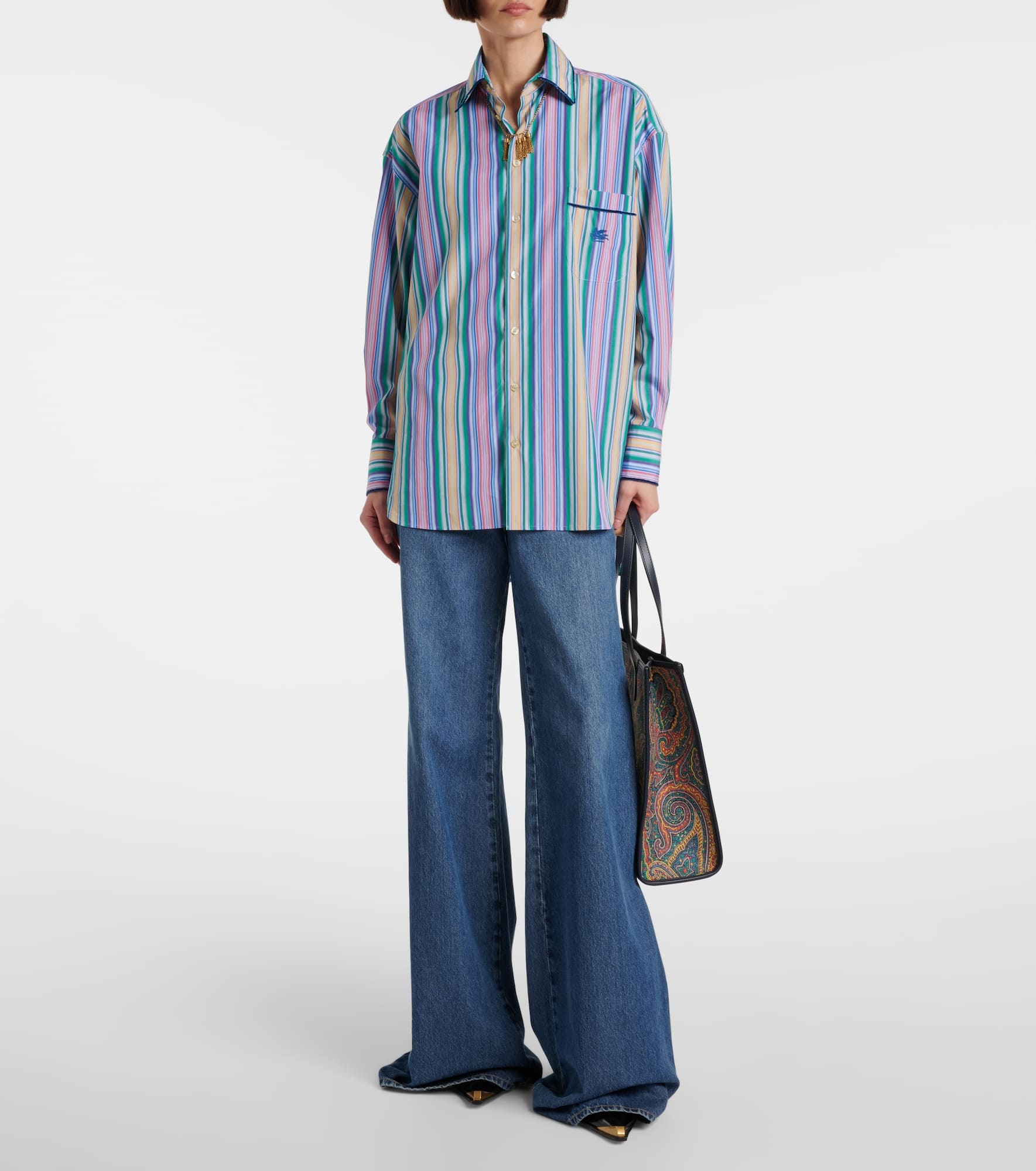Striped cotton shirt - 2