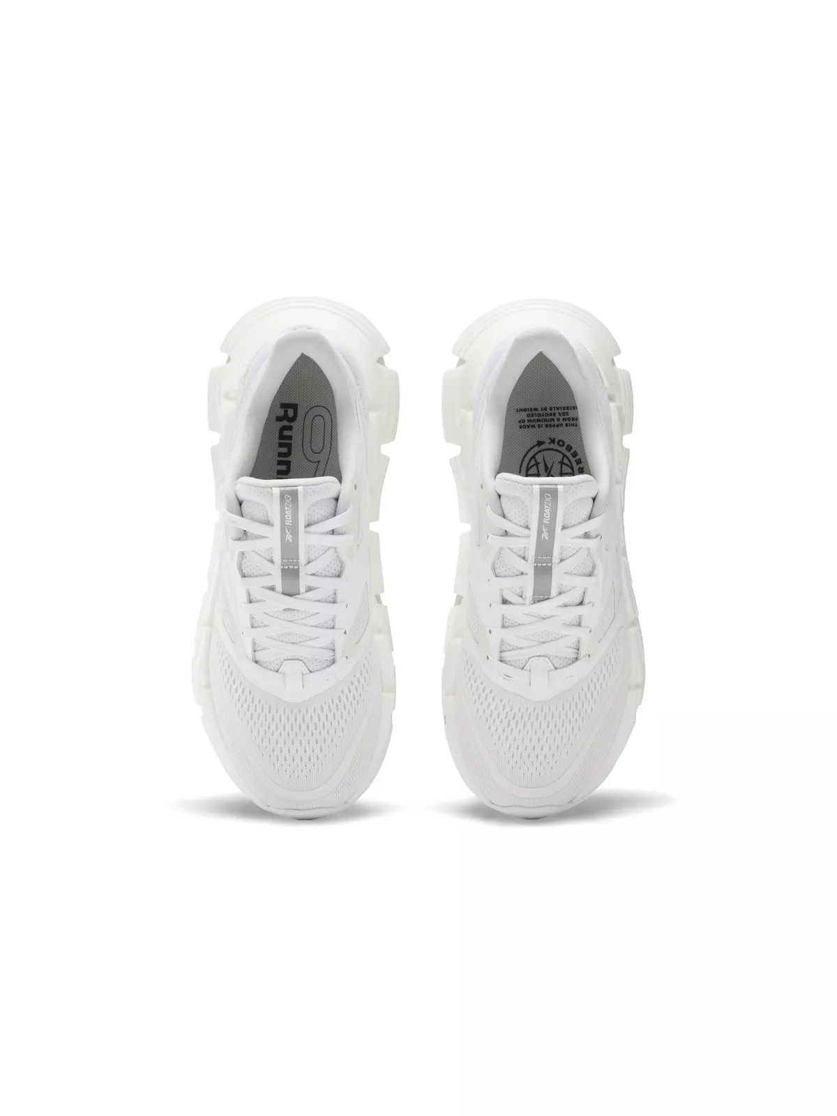 FloatZig 2 "White/Barely Grey/White" Women's Running Shoe - 4