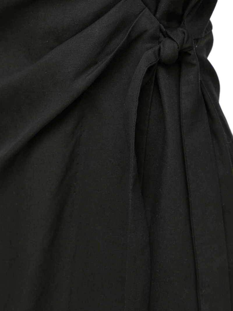 wrap-around quarter-sleeve midi dress 5