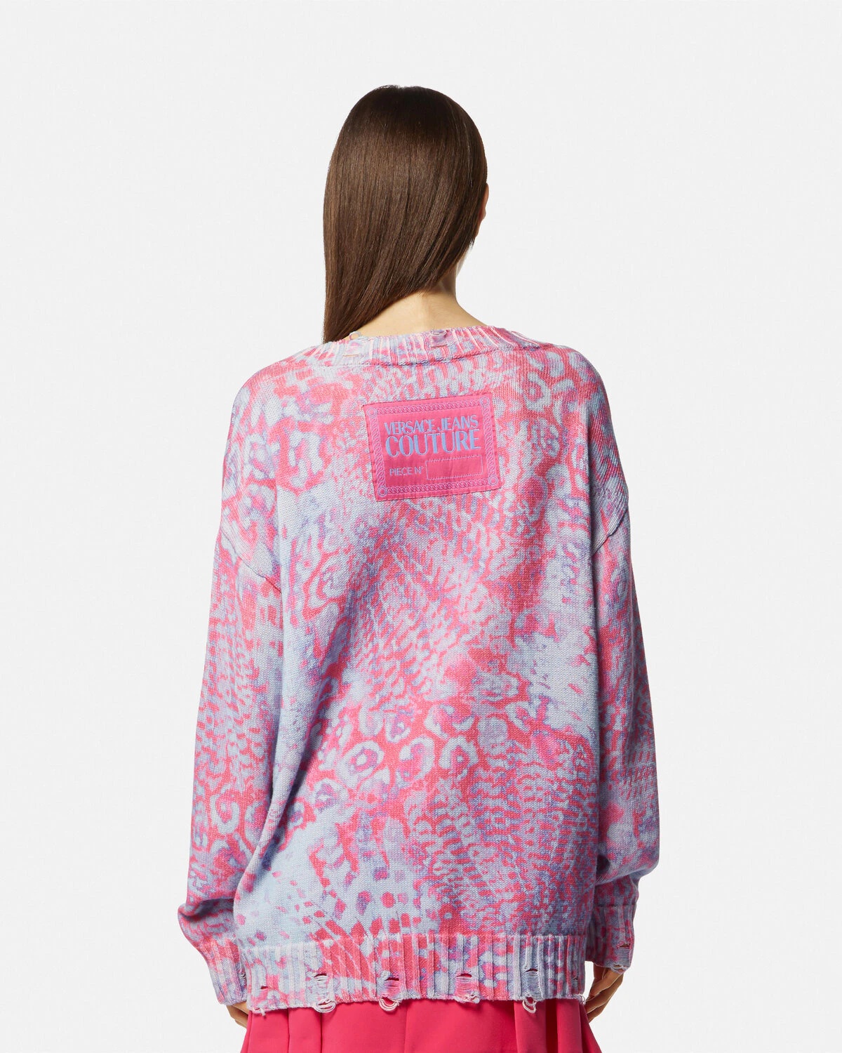 Distressed Animalier Knit Sweater - 5