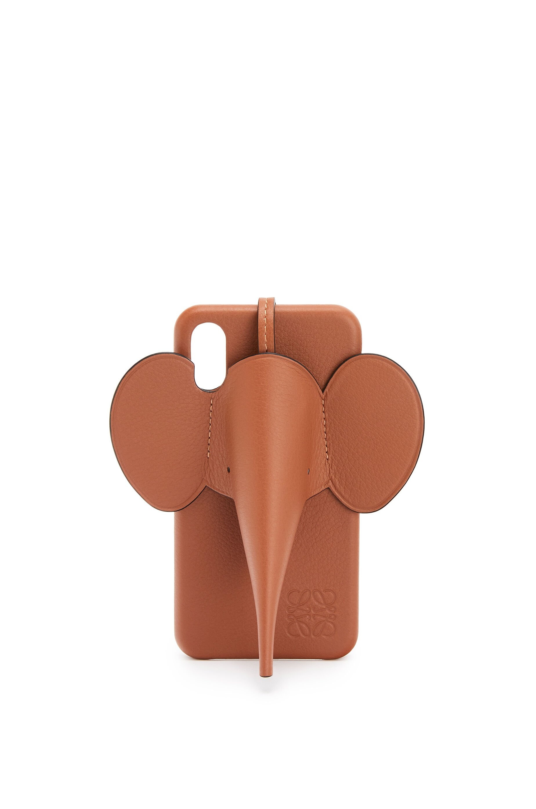 Elephant cover for iPhone X/XS in classic calfskin - 1