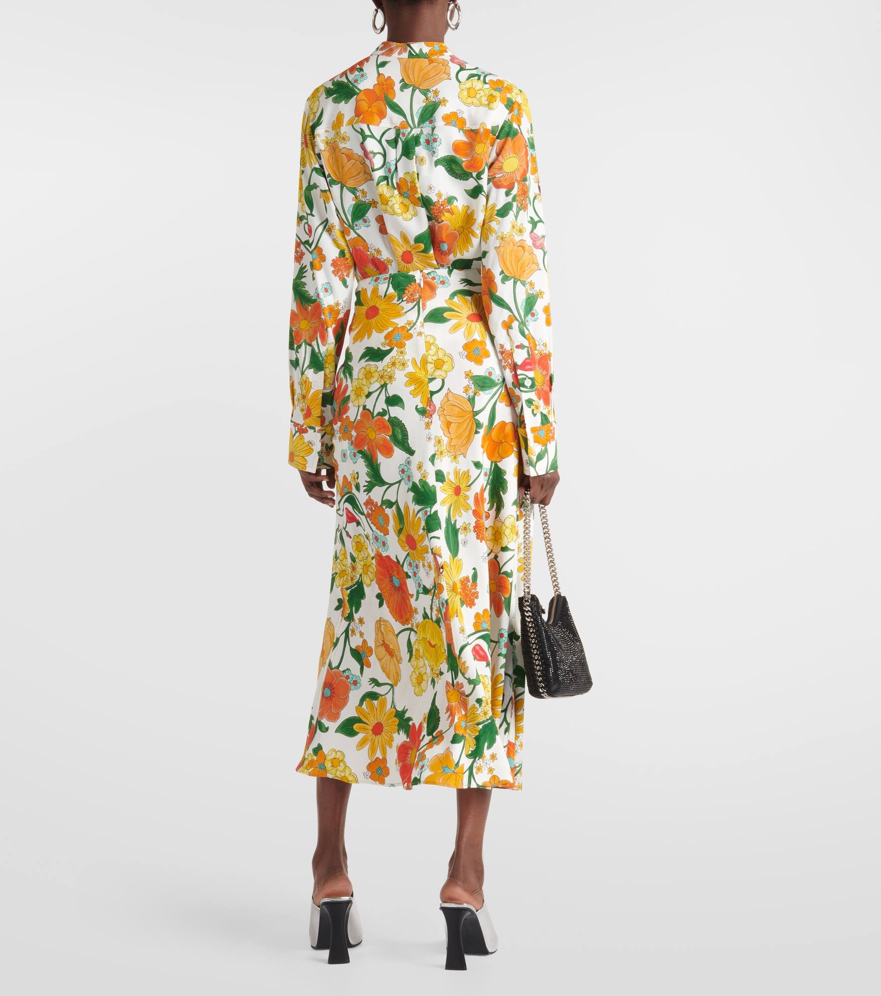 Floral cady maxi skirt - 3
