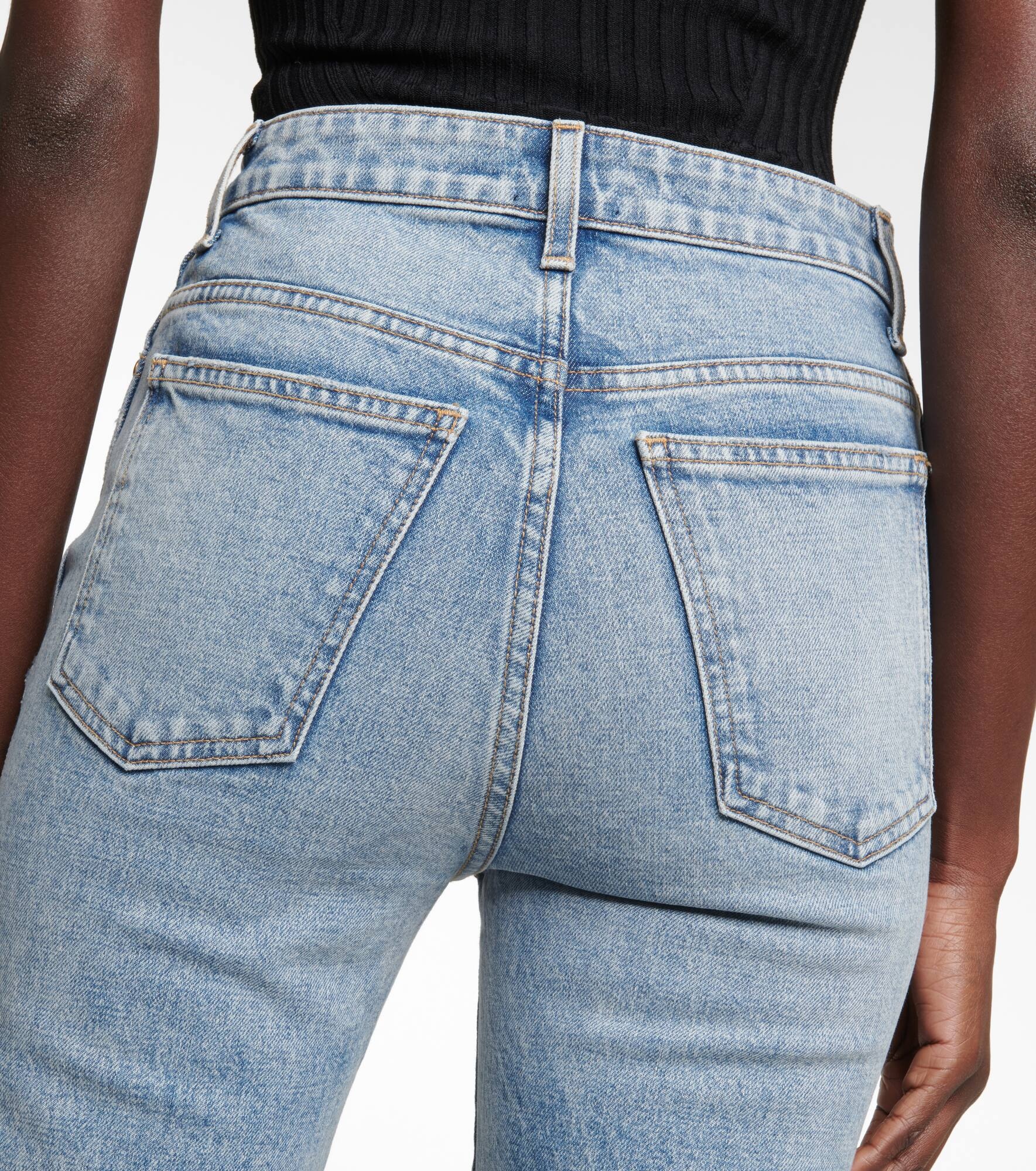Abigail high-rise straight jeans - 6