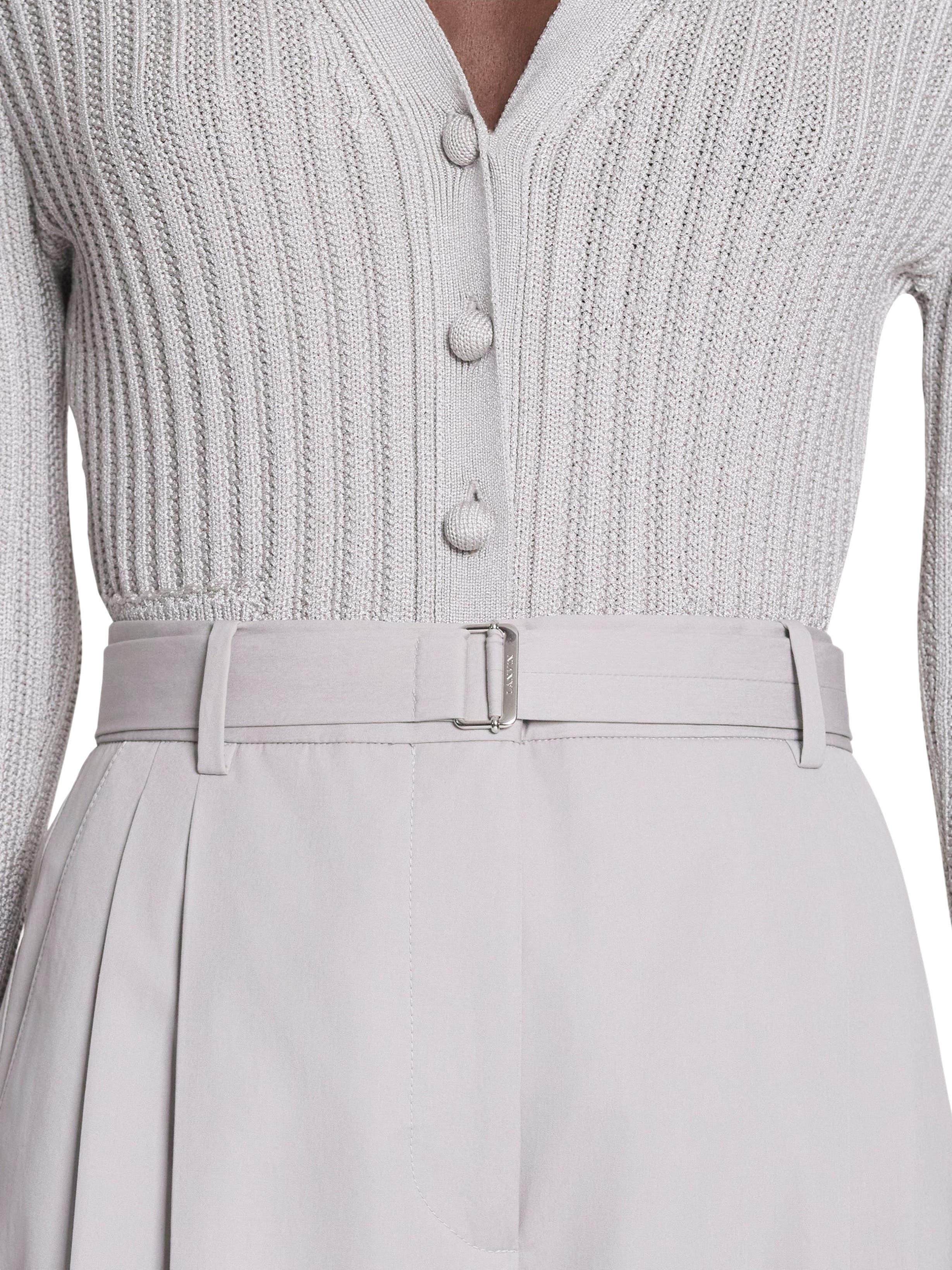 Lanvin Darted Cotton Pants in Mink at Nordstrom - 5