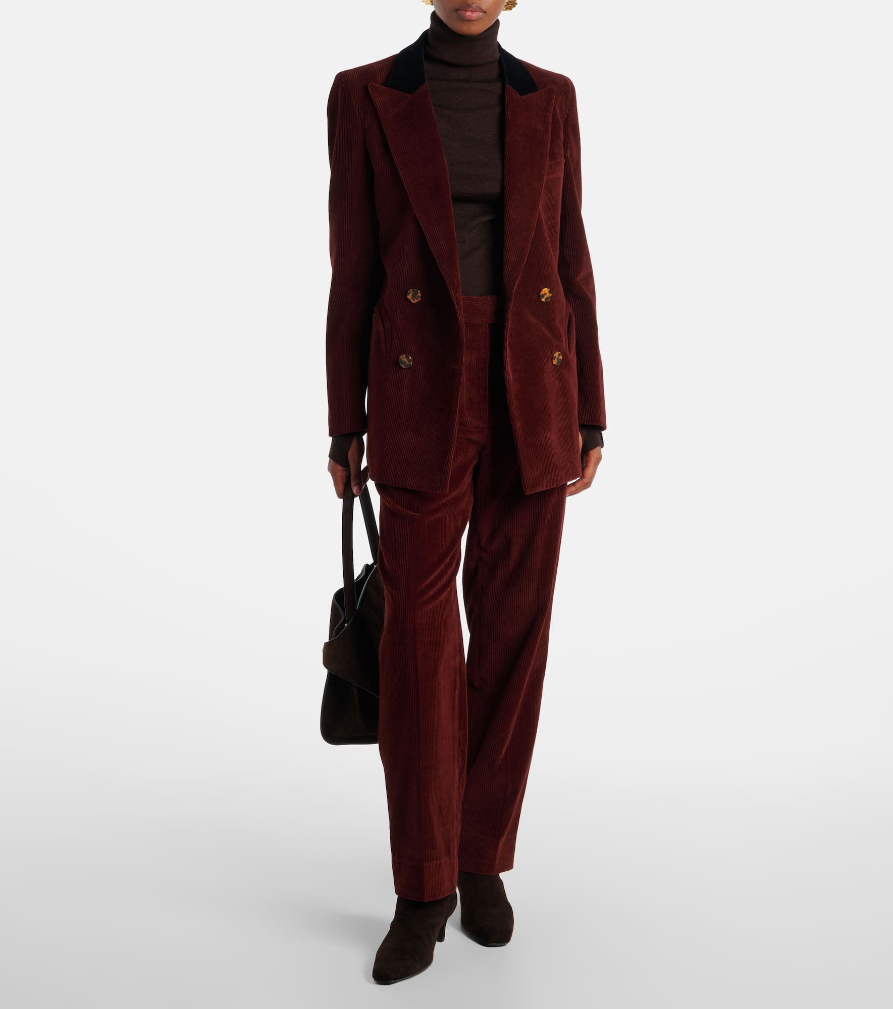 Nana cotton corduroy straight pants - 2
