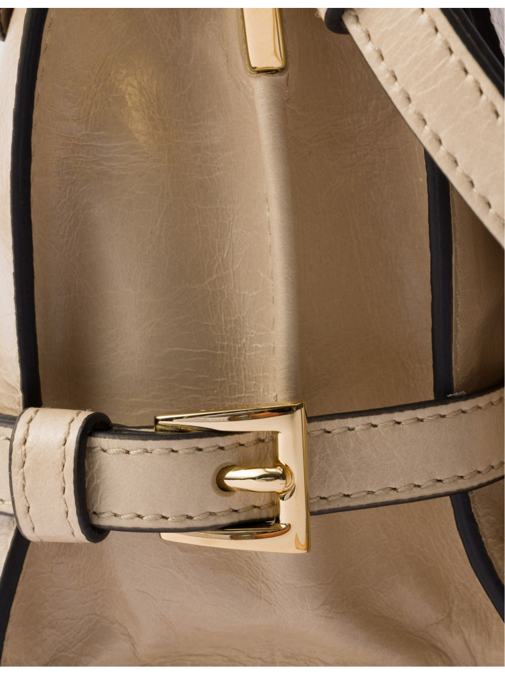 Logo-badge leather shoulder bag - 2