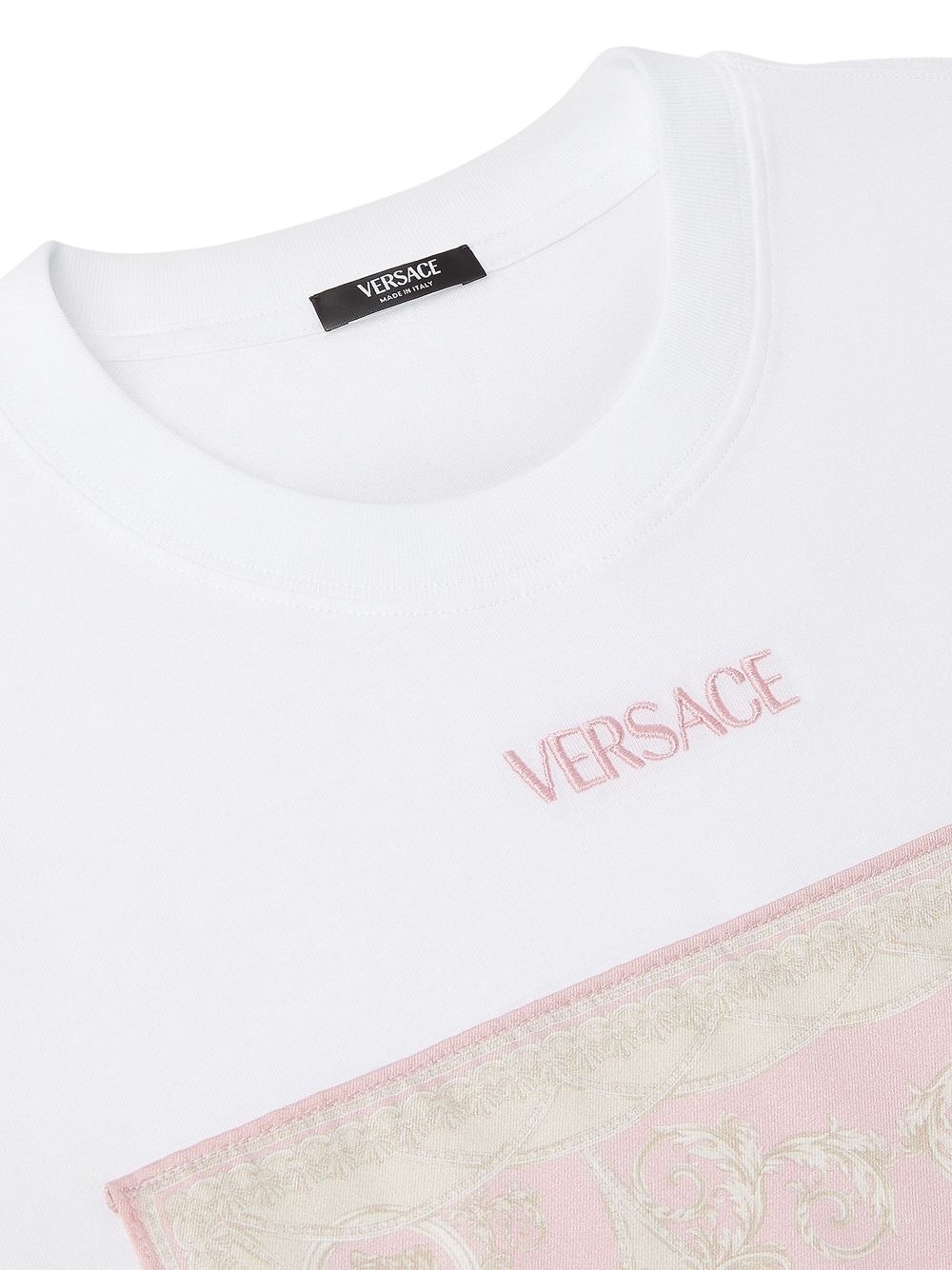 logo-embroidered T-shirt - 3