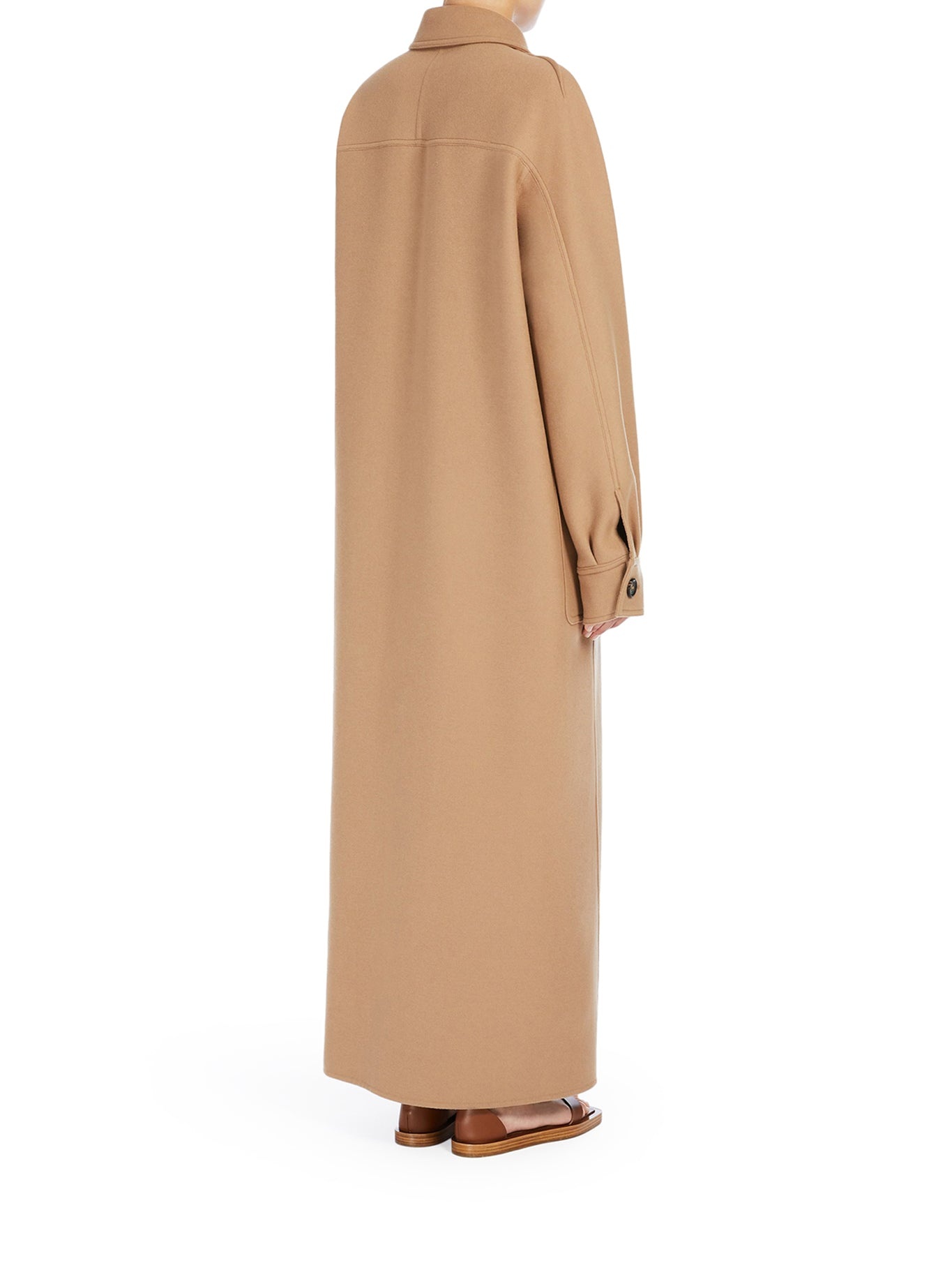 WOOL AND CASHMERE SHIRT COAT - 4