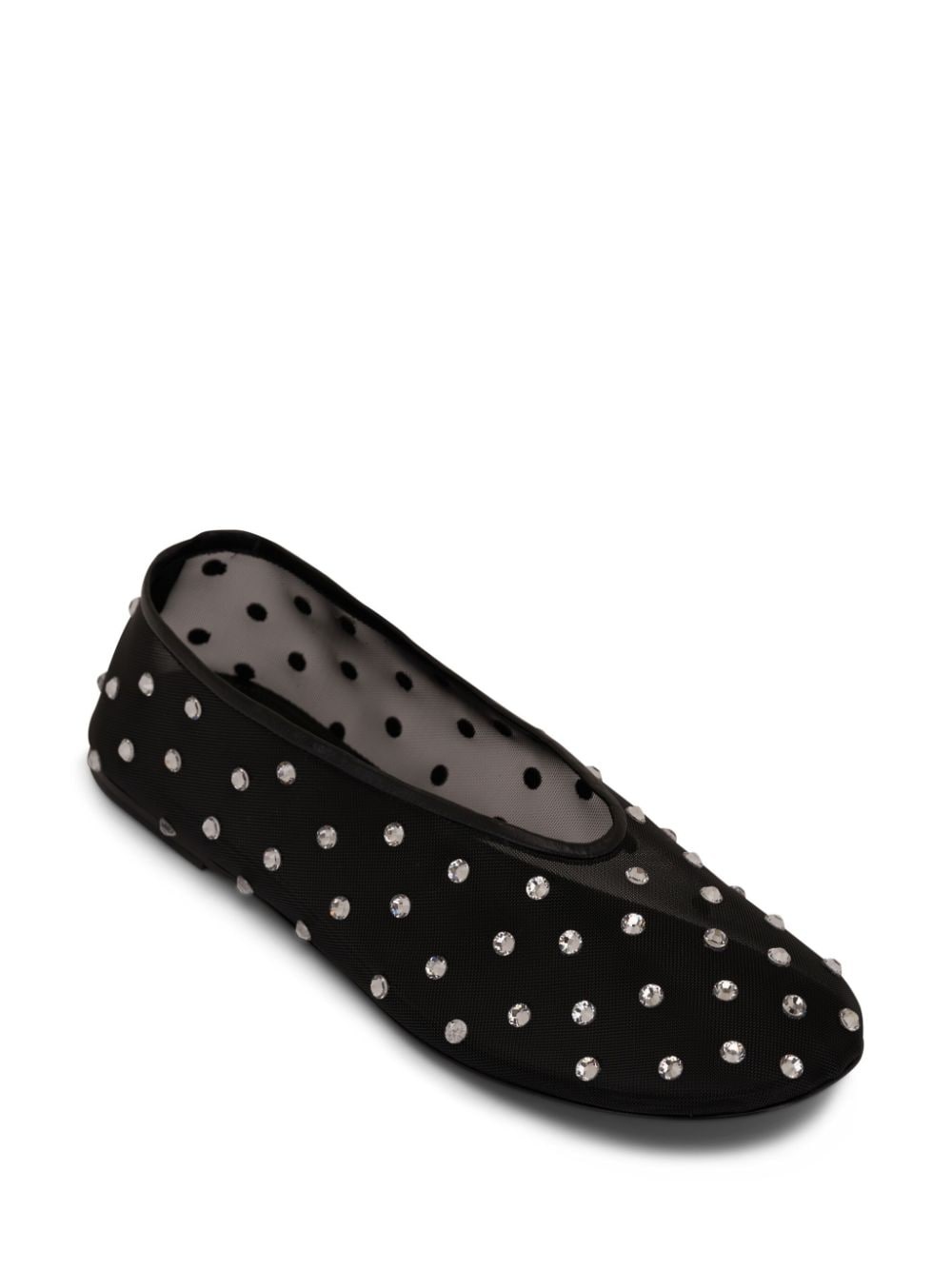 Marcy crystal-embellished ballerina shoes - 2