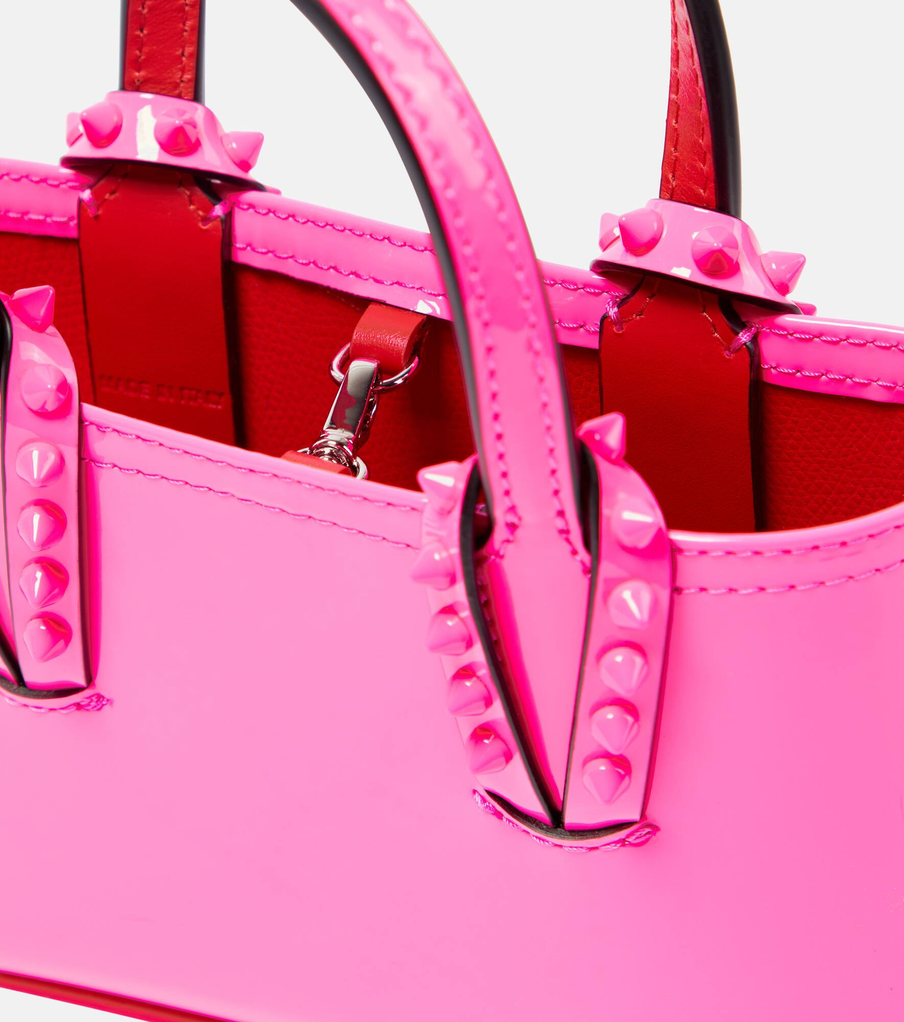 Cabata Nano patent leather tote bag - 3