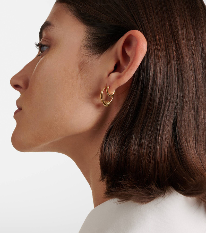 Spinelli Kilcollin Mini Microhoop 18kt yellow gold single earring outlook
